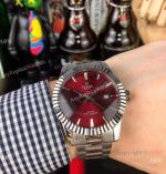 Tudor Geneve m12510 Stainless steel Cherry red dial Watches 40mm
